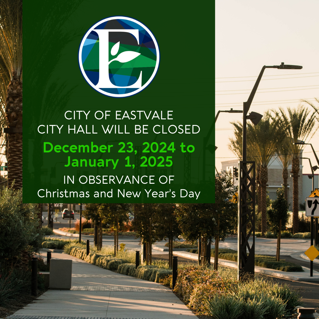 City Hall Closure - Christmas and New Year's Day