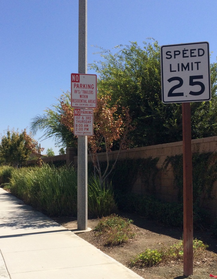 Street Sweeping Sign