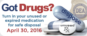 Drug Take Back 4/30/2016