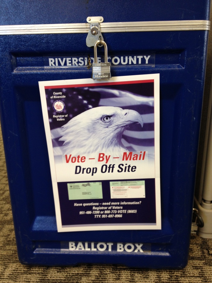 Vote By Mail Ballot Box