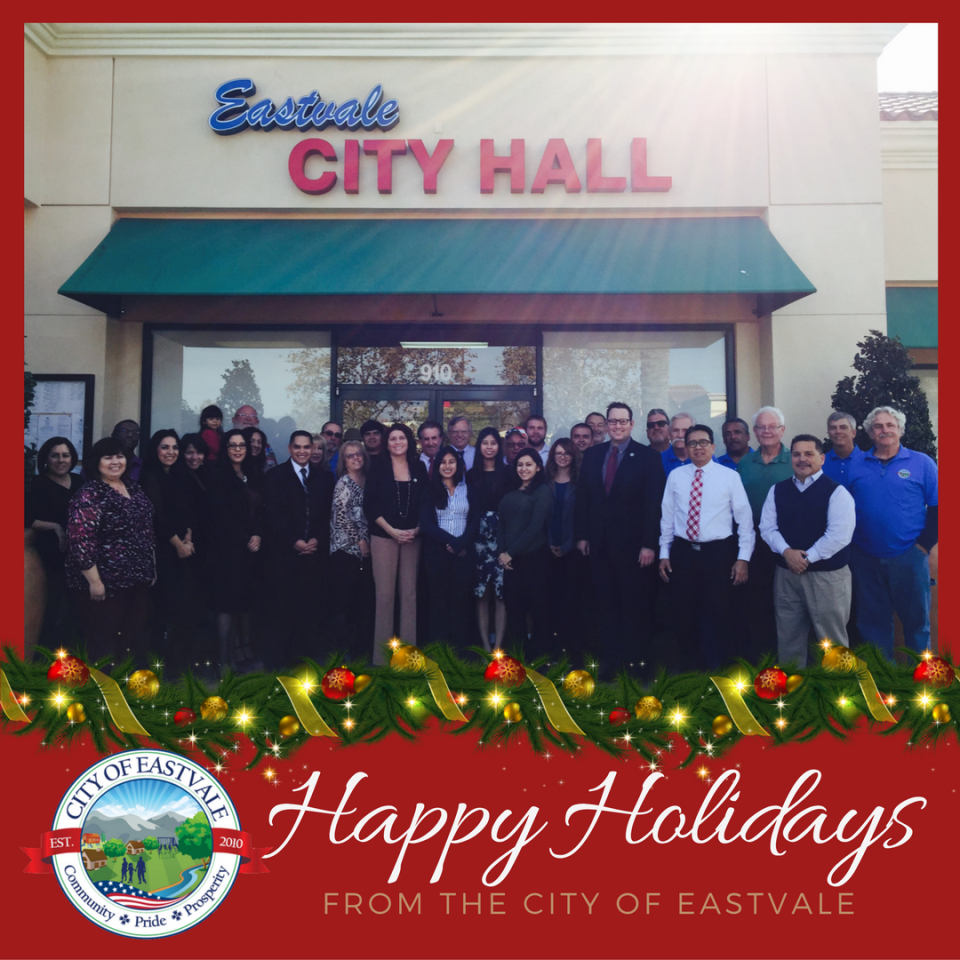 Happy Holidays 2016 City Staff