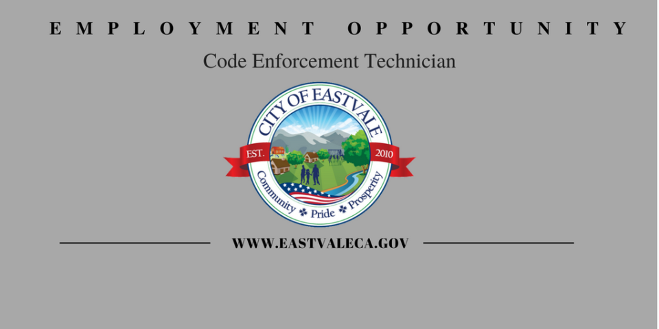 Employment Opportunity_Code Enforcement Technician