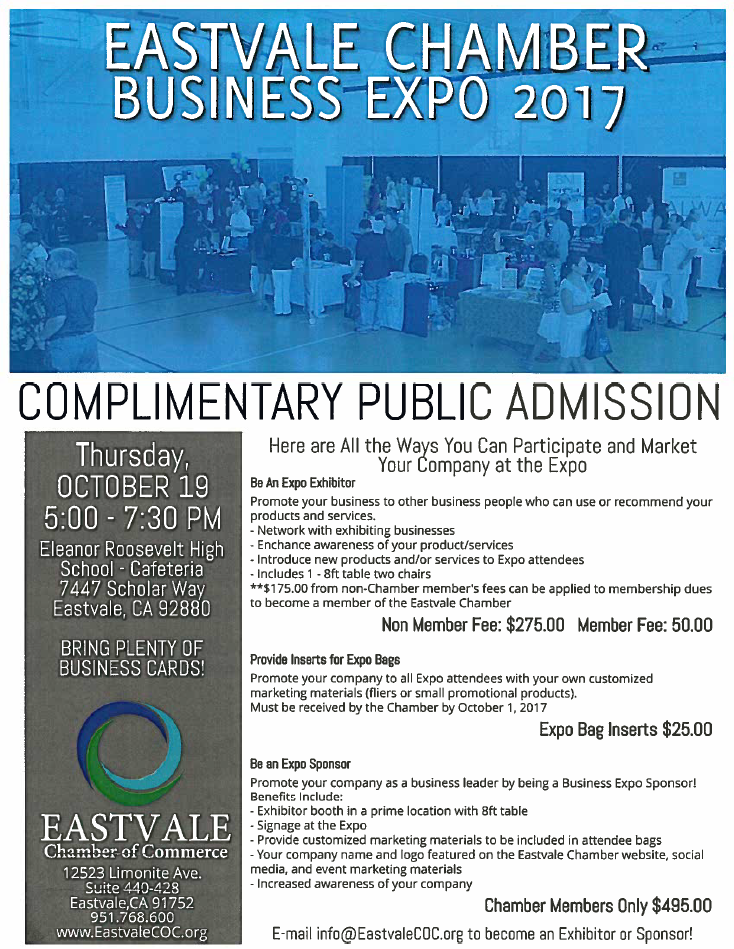 ECOC Business Expo Flyer