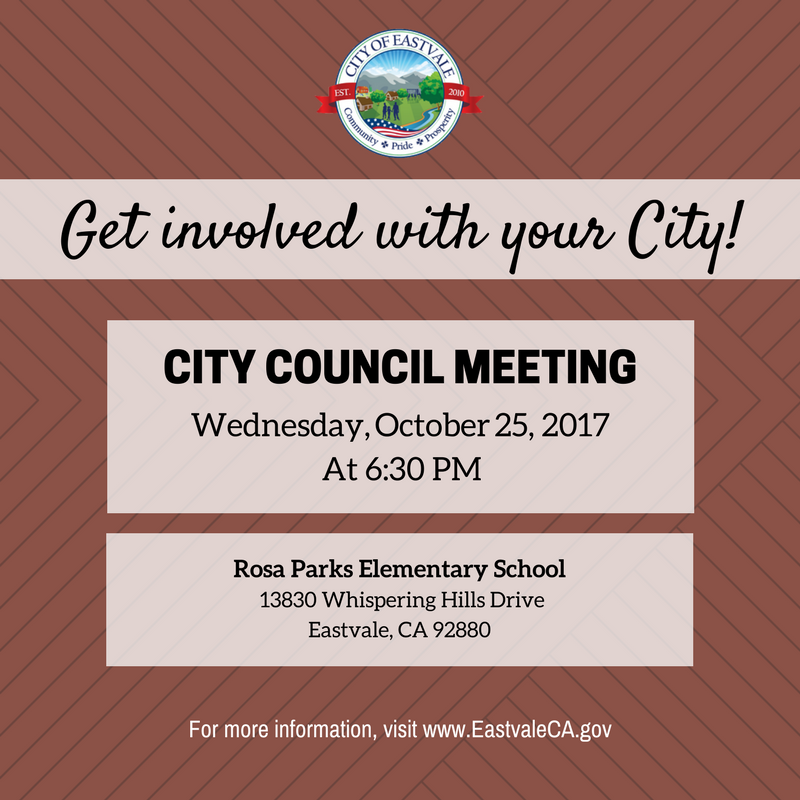 City Council Meeting 10/25