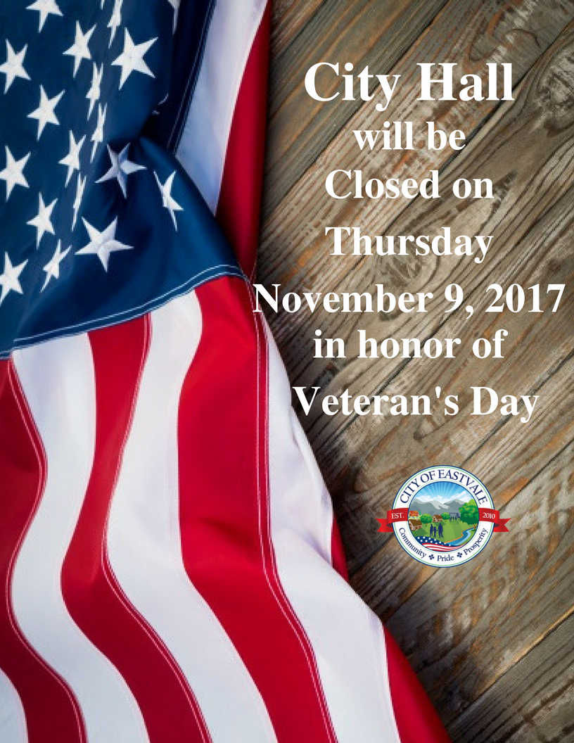 Closed Veterans Day