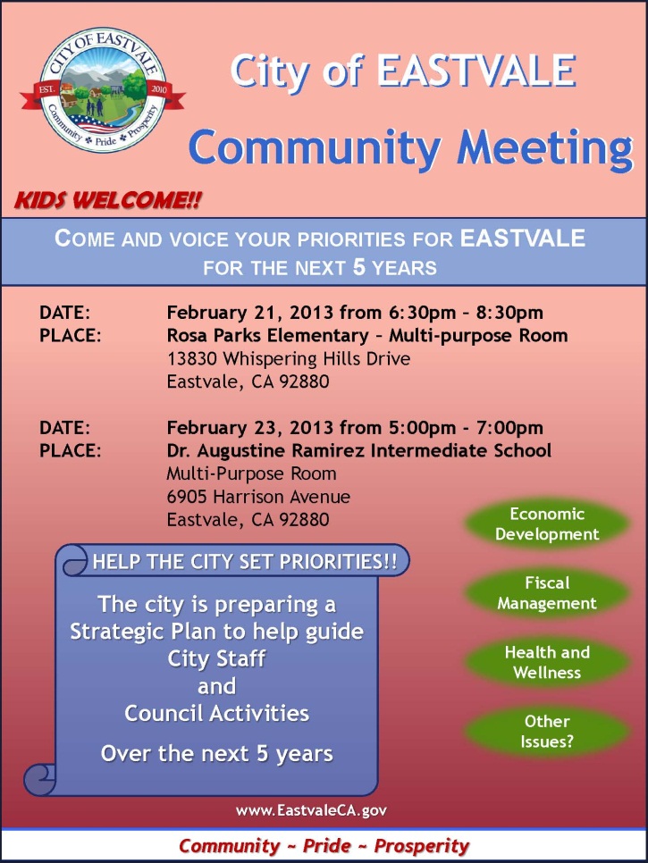 Eastvale Strategic Plan Community Mtg Flyer3