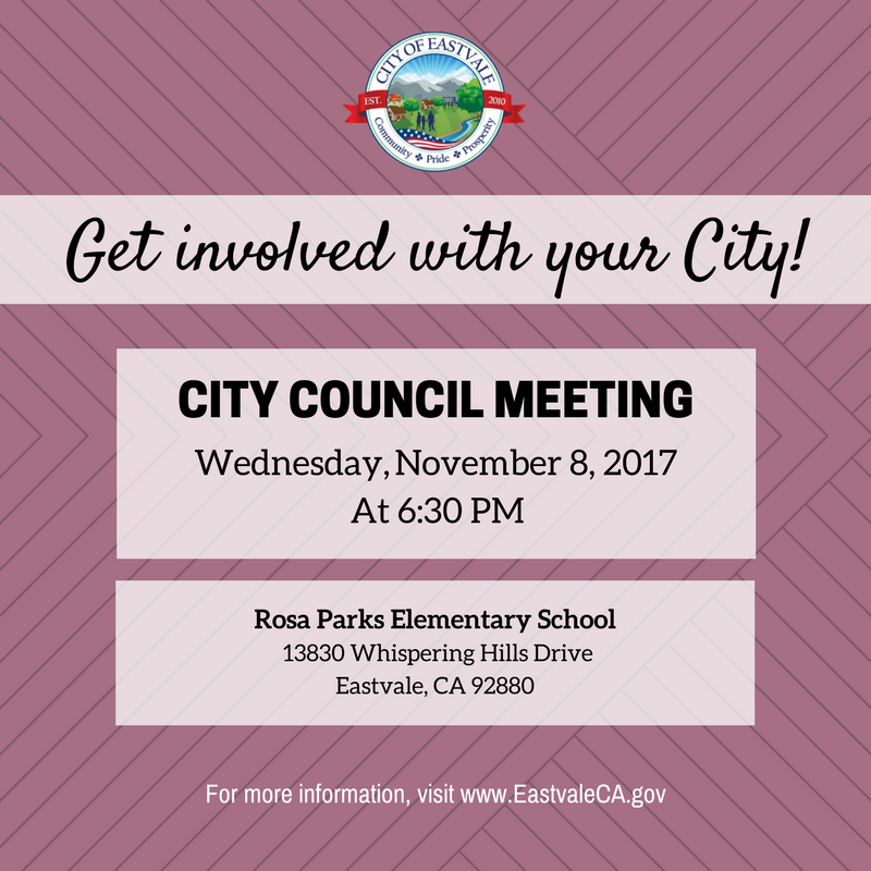 City Council Meeting 11-8-17