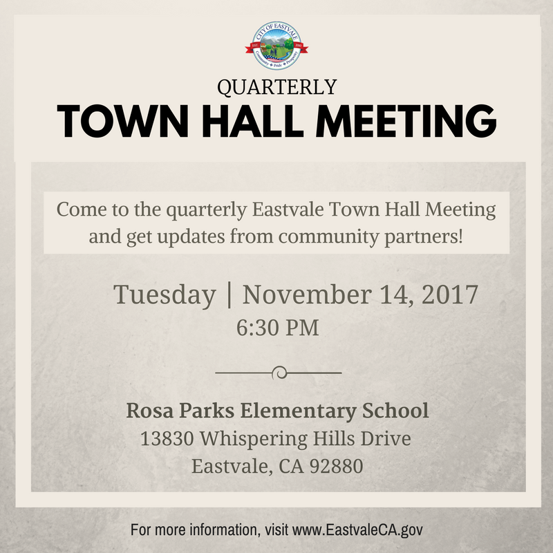 Quarterly Town Hall Meeting 11-14-17