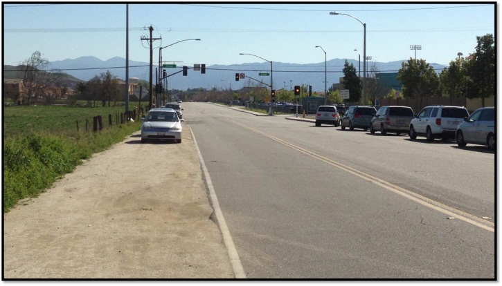 Scholar Way North of Orange St. Looking South