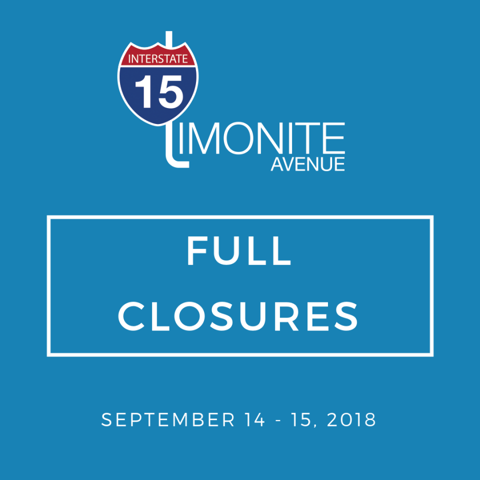 Limonite Interchange Full Closures