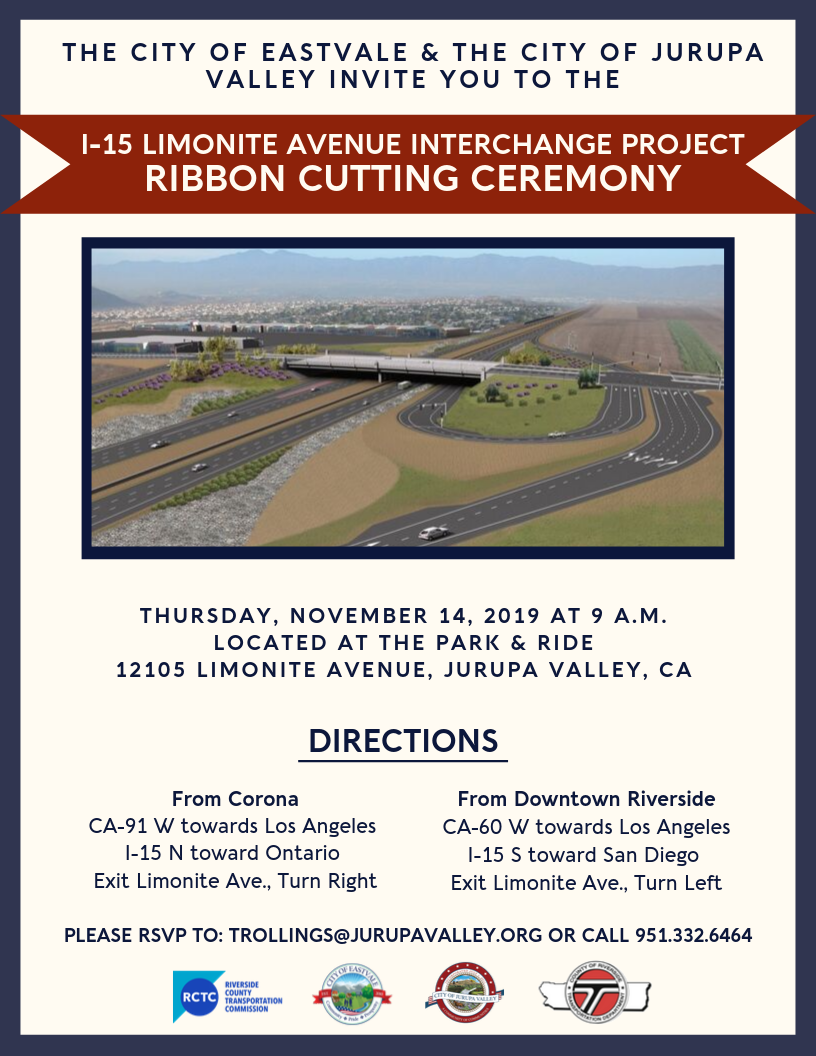 I-15 Limonite Interchange Project Flyer