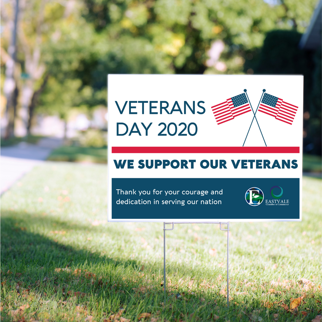 Veterans Day Yard Sign 