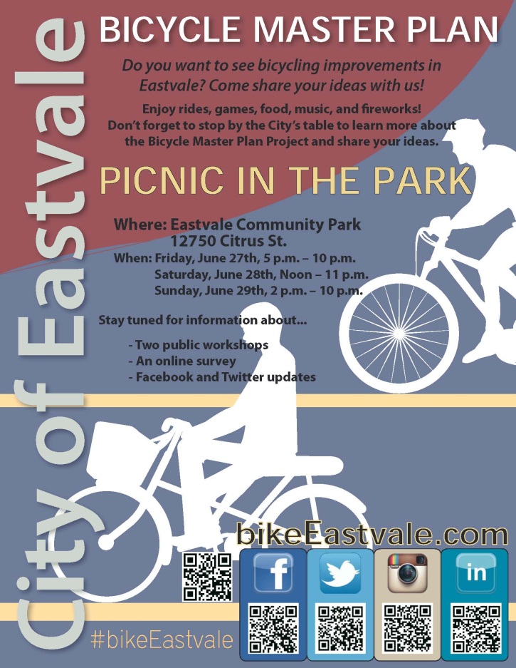 Bicycle Master Plan Flyer 6-27-14